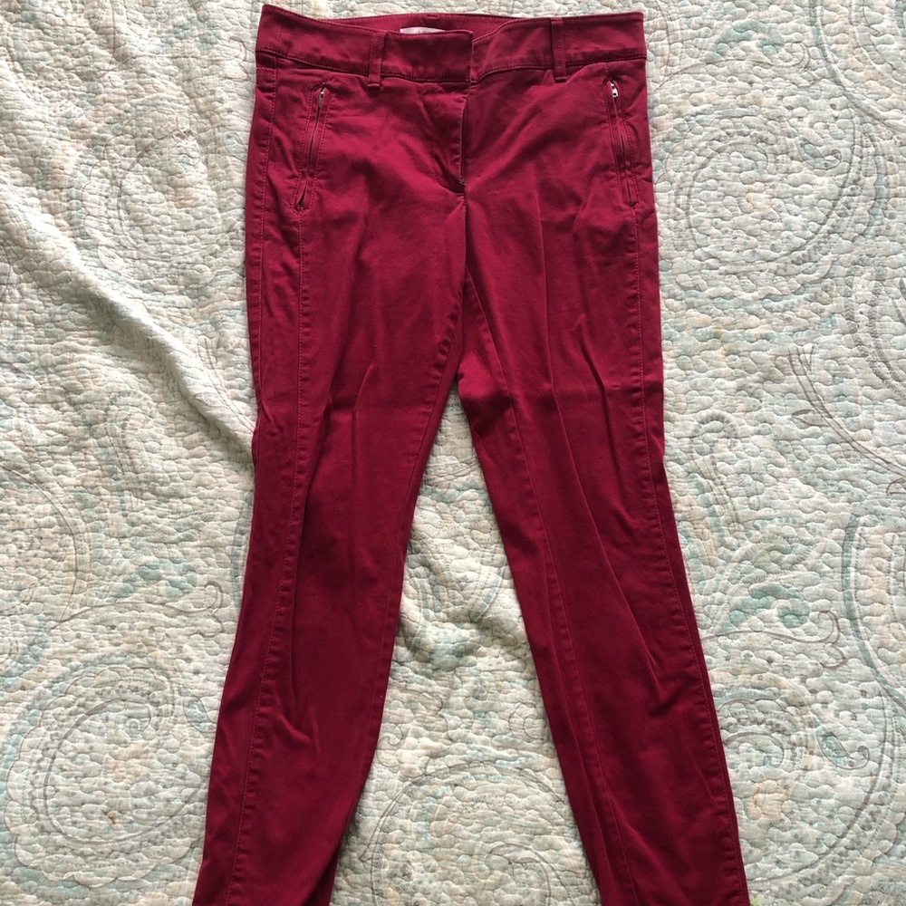 LOFT size 6 red pants